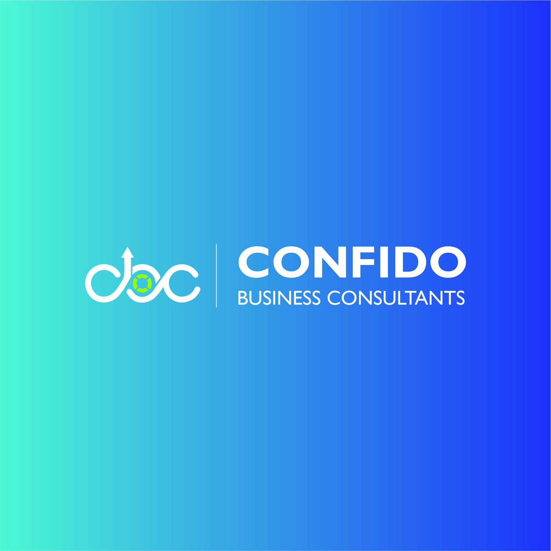 Confido Business Consultants logo in dark variant for use on light backgrounds