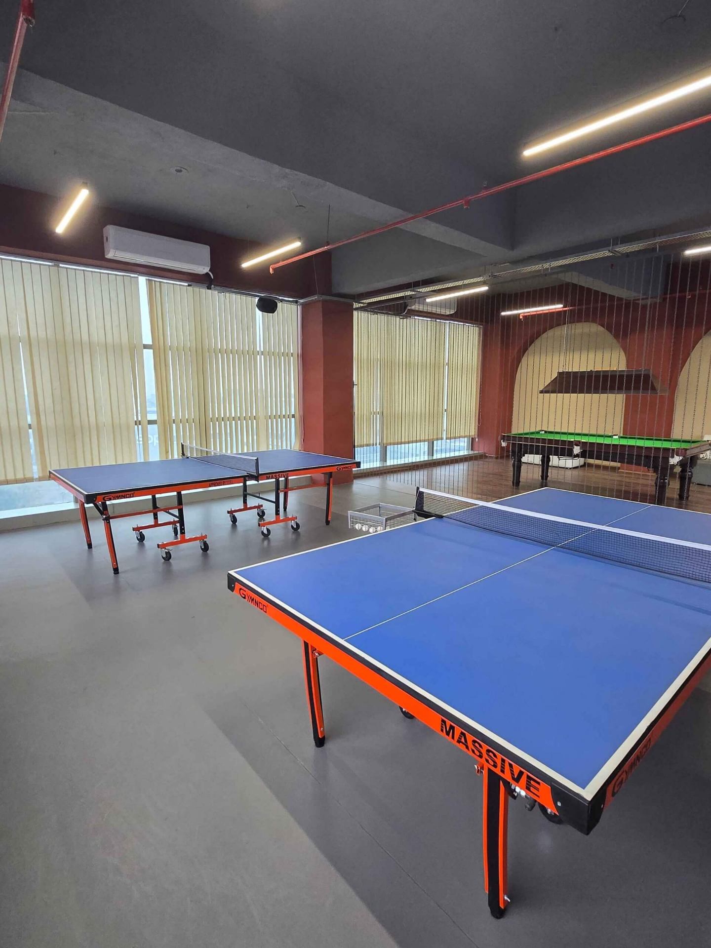 Table tennis at Bats & Paddles