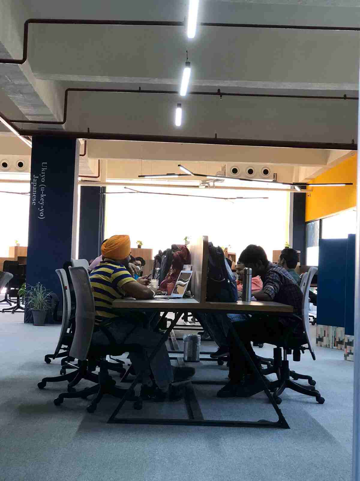 Collaborative workspace at SpaceJam